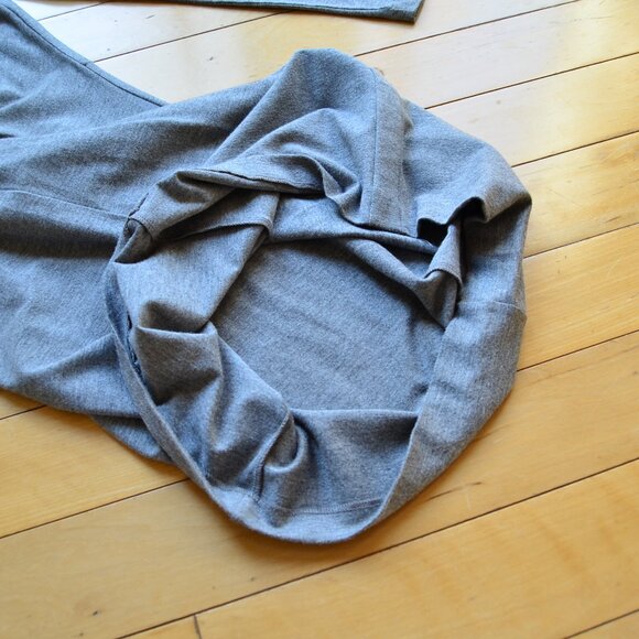 Diane Von Furstenberg Greece Gray Dress Size M - Picture 7 of 10